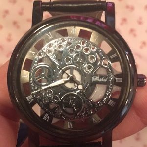 Analog gear themed watch